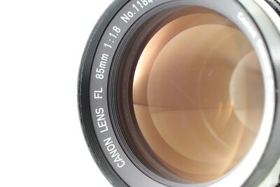 Near MINT] Canon FL 85mm f/1.8 MF Portrait Lens FD / FL Mount From