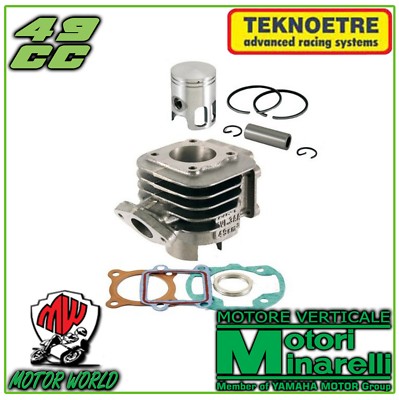 Kit Gruppo Termico Easyboost 50cc Per MBK Booster E Yamaha Bw's - Cilindro Ghisa Completo - Foto 4