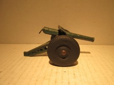 VINTAGE BARCLAY BC10 SPRING FIRING CANNON GREEN BLACK TIRES