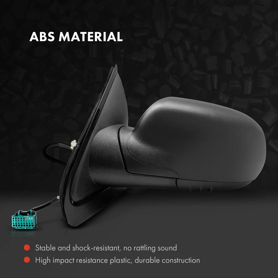 Черное зеркало водителя с электроприводом подогревом для Chevy Trailblazer 2002-2007 GMC Envoy - Изображение 3 из 4