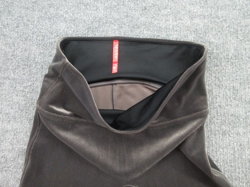 Spanx Leggings Damen Large grau Samt Stretch Shaping Hose Activewear Erwachsene L - Bild 3 von 16