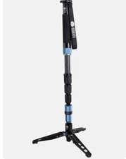 Sirui P-224S Carbon Fiber Video Monopod with folding tripod legs