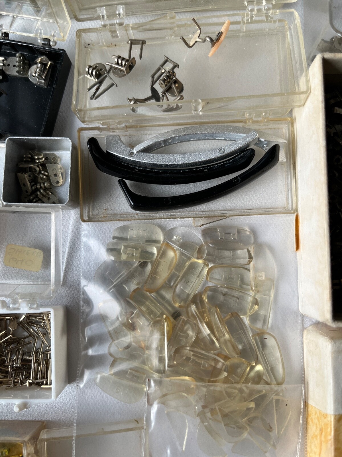 Vintage Lot Eyeglass Frame Parts Repair Bespoke Eyeglasses Rivets