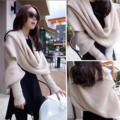Scarf Knitted Women Scarves Wrap Warm 
