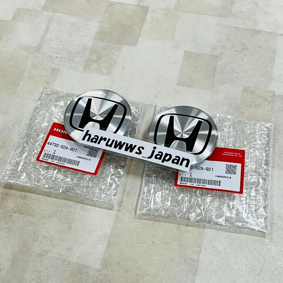 Tapa central de rueda de aluminio 4 piezas 44732-S2A-921 OEM Honda 04-07 S2000 AP1 AP2 Foto 3 de 4