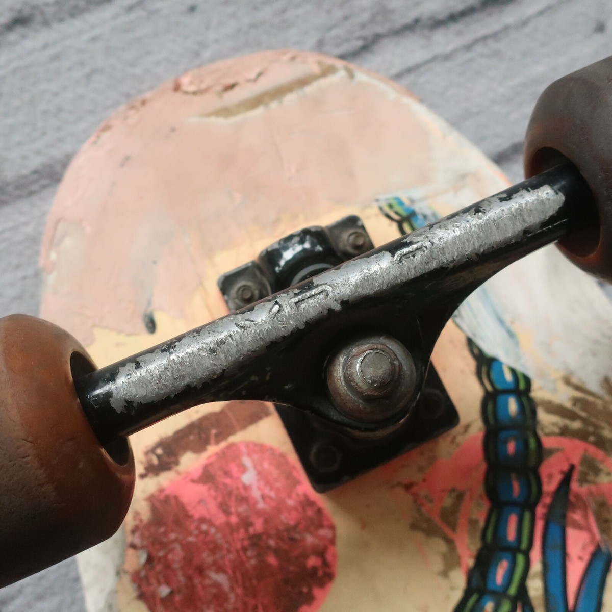 Vintage 80s Nash Red Line Skateboard Executioner Dragon