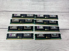 8 Kingston 16GB(4x4GB) PC2-5300 DDR2-667MHz ECC Server Memory KVR667D2D4F5 BOXB2