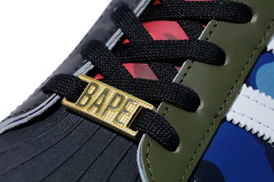 Bape x Adidas Superstar 80s Bape Color Camo Multi-Color Size