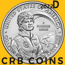 2022-D American Women Dr Sally Ride Quarter - (BU) from Mint Bag - AW02D