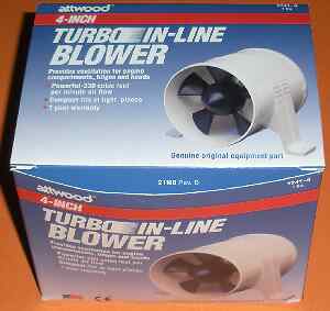 Soplador de ventilación Attwood 1741-4 Turbo 4000 4" - Imagen 2 de 4