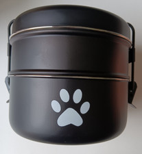 Complete Travel Stainless Steel Dog Cat Feeder System