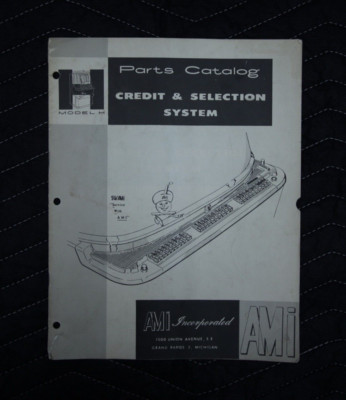 Automatic Music, Inc. (AMI) Credit & Selection System Parts Catalog