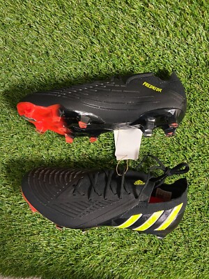 Adidas Predator Edge.1 L FG Soccer Cleats Black Red GW1023  display picture 2