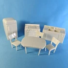 Vintage Marx 1950s Suburban Colonial Doll House Play Set #4050 Kitchen Pcs