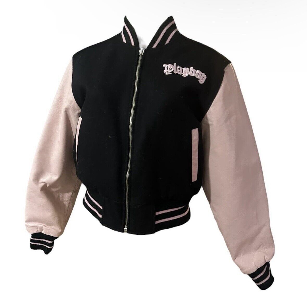 Vintage Rare Playboy Bunny Reversible Varsity Leather Jacket Vintage Rare Playboy Bunny Reversible Varsity Leather Jacket