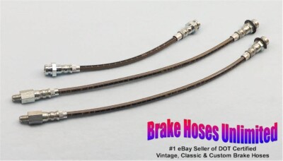 Edelstahl Bremsleitung Set Buick Super 1957