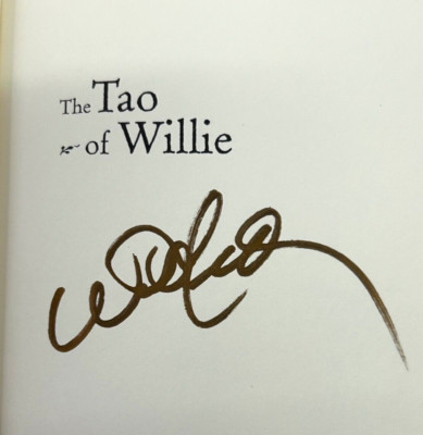 WILLIE NELSON Signed Autograph Book 