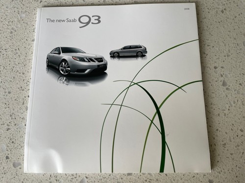2008 SAAB 93 AERO WAGON CONVERTIBLE COMPLETE MODEL YEAR LINE UP BROCHURE OEM🟠 - Picture 10 of 24