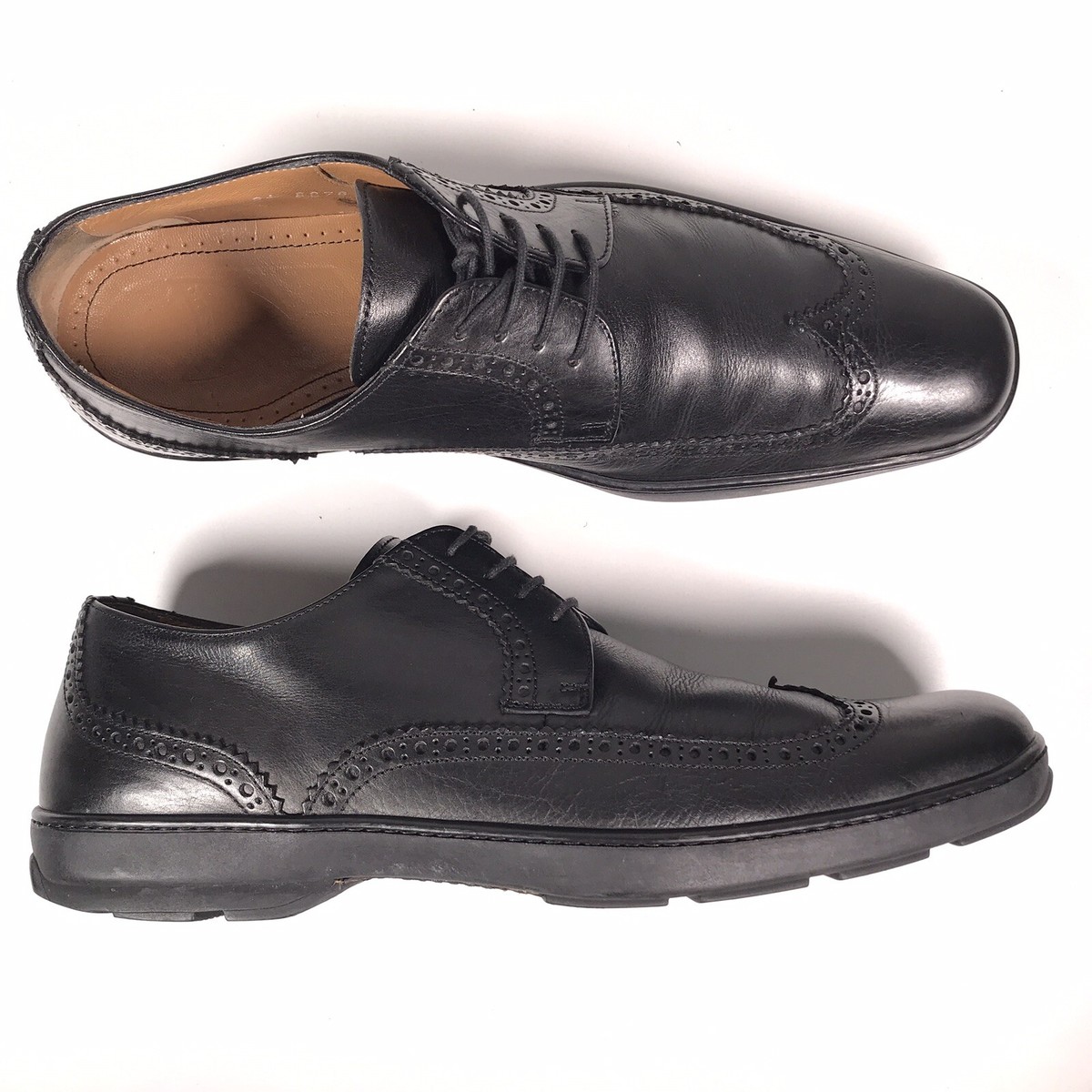 Men\'s Michael Toschi Wingtip Oxford Shoes Size 9 Michael Toschi Luciano Brown Leather Wingtip Oxford Man main image 4