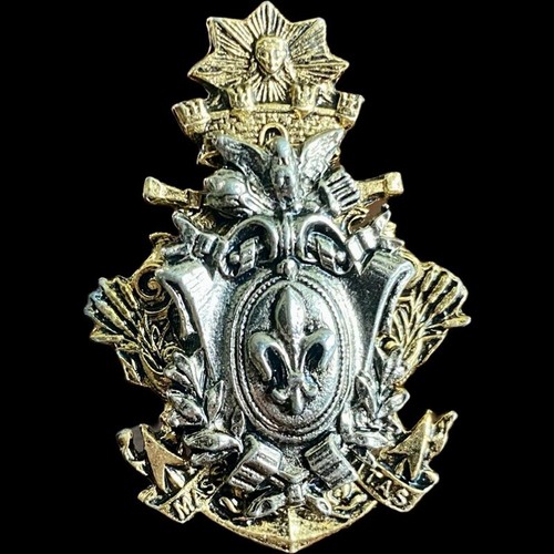 Long ART Arthur Pepper Signed Ring Shield Crest Gold And Silver Vintage Jewelry - Picture 2 of 12