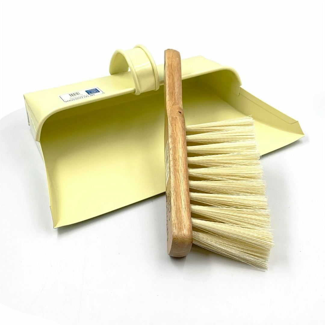 Metal Dustpan Brush Set Heavy Duty Soft Small Broom Indoor Outdoor Cleaning Tool eBay