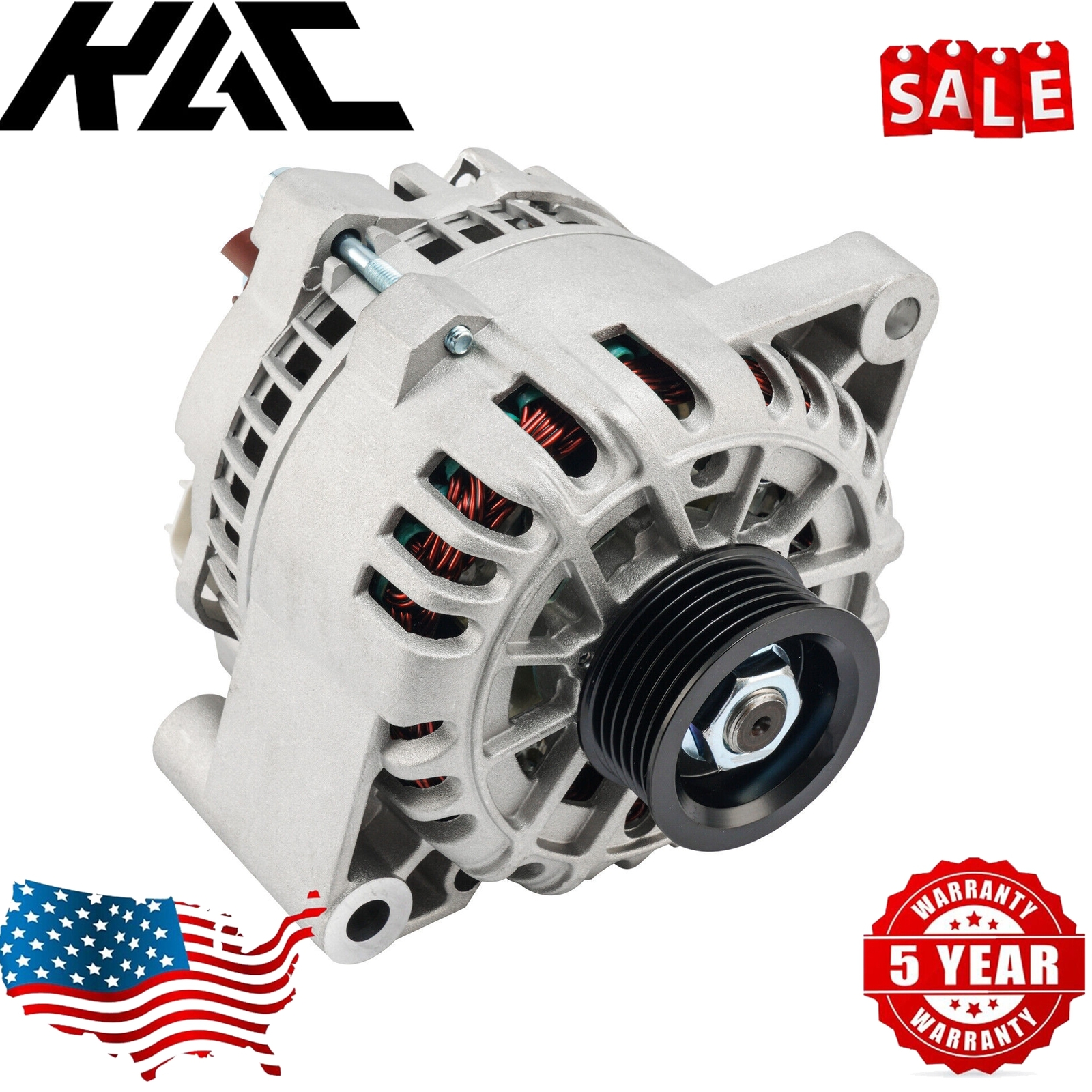 Alternator 8263N for Mercury Sable OHV; Ford Taurus OHV 2000-2001 3.0L V6 110Amp