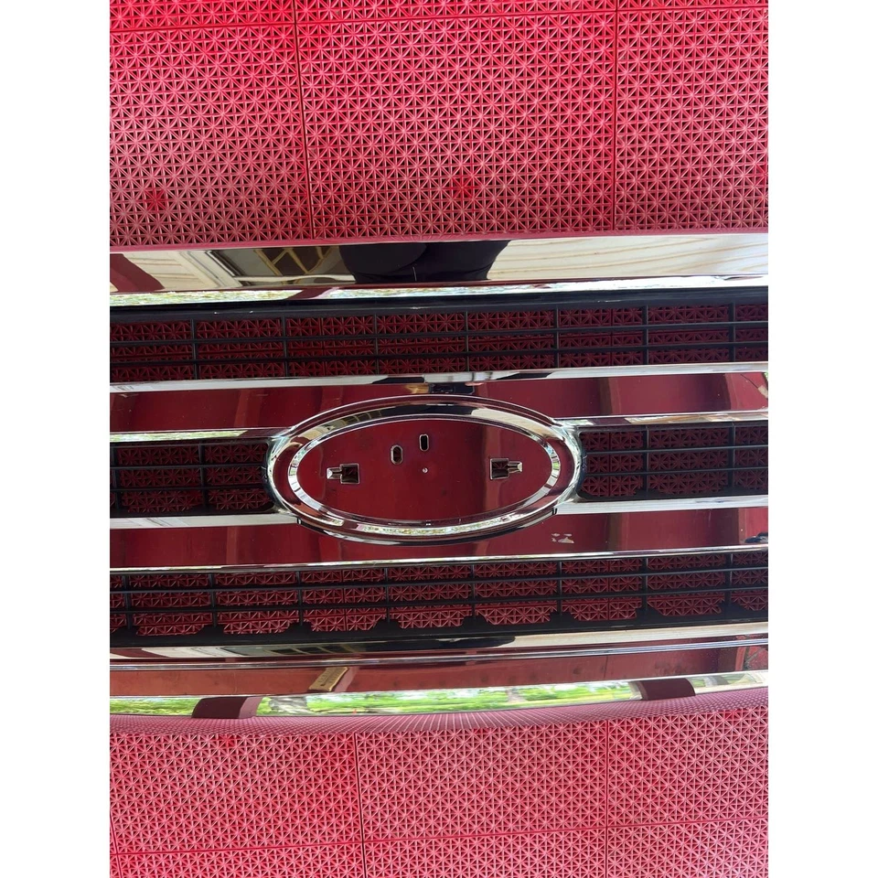 Ford Econoline Van E150 E250 E350 E450 SD 2008-2014 conjunto de parrilla delantera cromada Foto 3 de 4