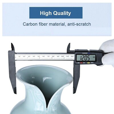 Righello In Carbonio Per Pinza Elettronica Digale Da 150mm/300mm Con Strumento Di Misurazione Della Ganascia Lunga Strumento Di Misurazione Del Calibro Righello Elettronico - Foto 3