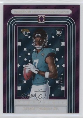 2024 Panini Photogenic Rookie Introductions Purple /75 Brian Thomas Jr RC 0w90