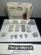 Battlefleet Gothic Ramilies Class Star Fort Brand New In Box With Paperwork!