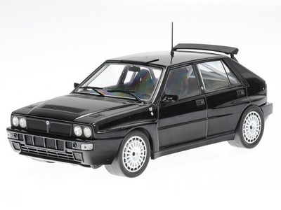 Lancia Delta Integrale 16V 1989 black diecast model car 24087 Whitebox 1:24