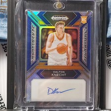 '24 Panini Senst'lSigs Dalton Knecht RC Auto /149🔥Prizm DrftPk#50☆Red Wave PSA8