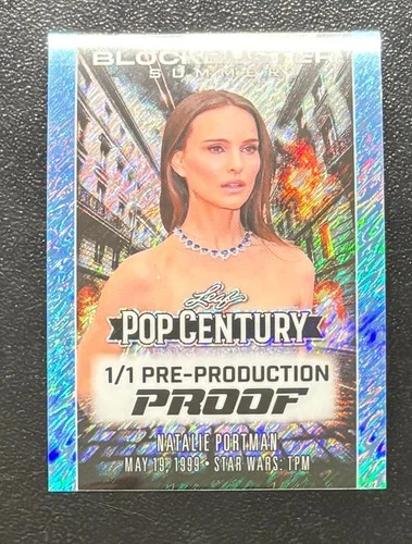 2025 LEAF POP CENTURY PRE-PRODUCTION PROOF NATALIE PORTMAN STAR WARS #'D 1/1