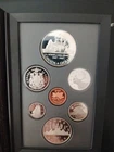 1987 Canada Proof Set Royal Canadian Mint 50% Silver Dollar Davis Strait