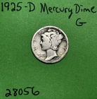 1925-D Mercury Dime 10c Good US Coin
