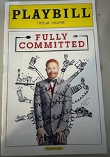 Fully Committed Signed Opening Night Broadway Playbill Jesse Tyler Ferguson