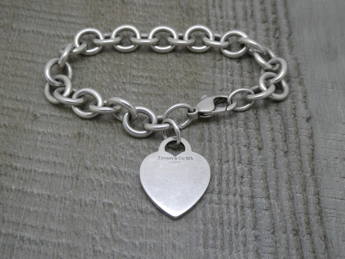 Original Tiffany Co Sterling 925 Silver I Love You Heart Tag