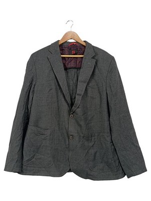 CLUB OF GENTS Sakko Herren 56;3XL Grau Klassisch Schurwolle
