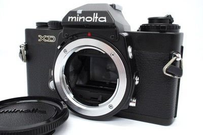 Beautiful  [Top MINT] Minolta XD Black 35mm SLR Film Camera Body From JAPAN