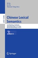 Chinese Lexical Semantics Qi Su (U. A.) Taschenbuch Xi Englisch 2023 Springer