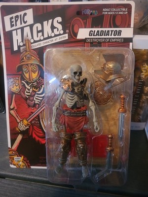 Boss Fight Studio Epic Hacks GLADIATOR Destroyer Of Empires 6'' Figure Skeleton