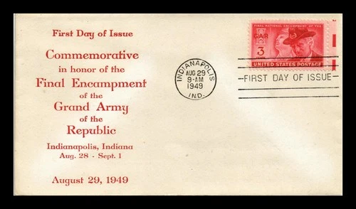 US COVER GRAND ARMY OF REPUBLIC FINAL ENCAMPMENT FDC SCOTT 985