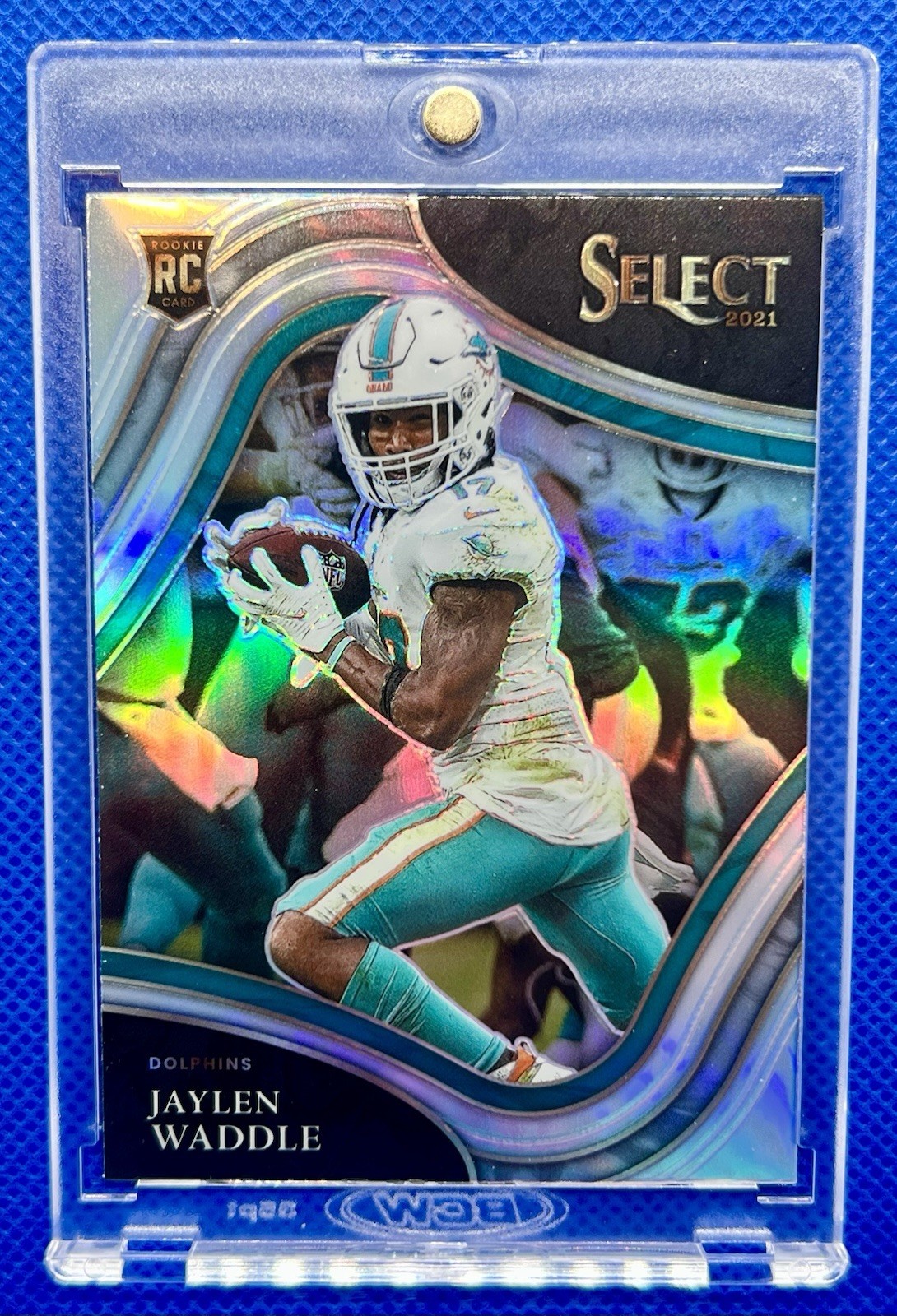 2021 Panini Select - Field Level Jaylen Waddle #348 Silver Prizm (RC)