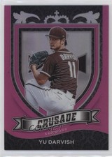 2021 Panini Chronicles Crusade Pink Prizm 35/50 Yu Darvish #7 0xu1