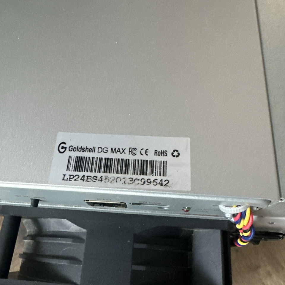 Goldshell DG MAX 6.5GH/s 3450W DOGE LTC BELLS ASIC Dogecoin Miner wt full setup. - Image 3 of 4