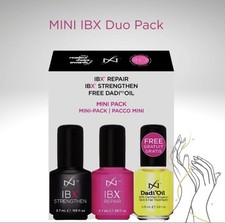 MINI IBX Duo Pack: IBX Repair, IBX Strengthening, Free  Dadi Oil. Nail Treatment