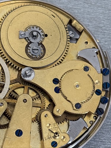 Leroy Pocket Watch Quarter Repeater Movement Pocket - Foto 5 di 6