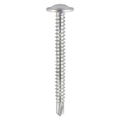 Timco - Baypole Screws - Wafer Flange - PH - Zinc (Size 4.8 x 100 - 200 Pcs)