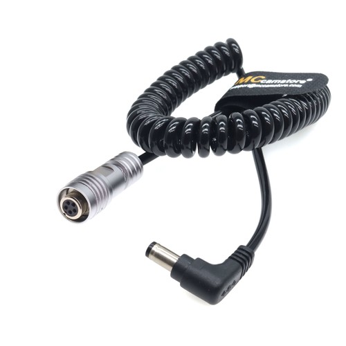 DC to 5 Pin Female Power Coiled Cable for IKAN Portkeys LH5P LH5H Monitor - Picture 1 of 5