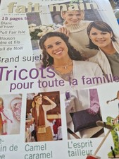 4 Magazines FAIT MAIN TRICOT 1999 ET 2010